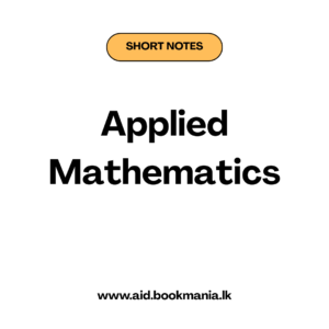 Applide Maths Full Short Note New Syllabus